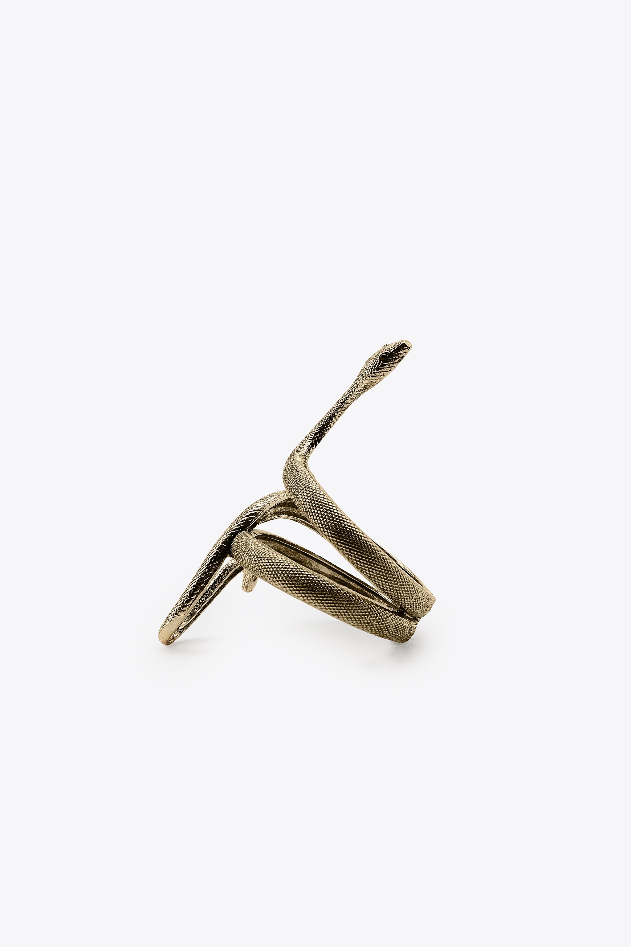 ZARA メタルスネークプリントブレスレット 1011/051 ZARA メタルスネークプリントブレスレット 1011/051 (ZARA