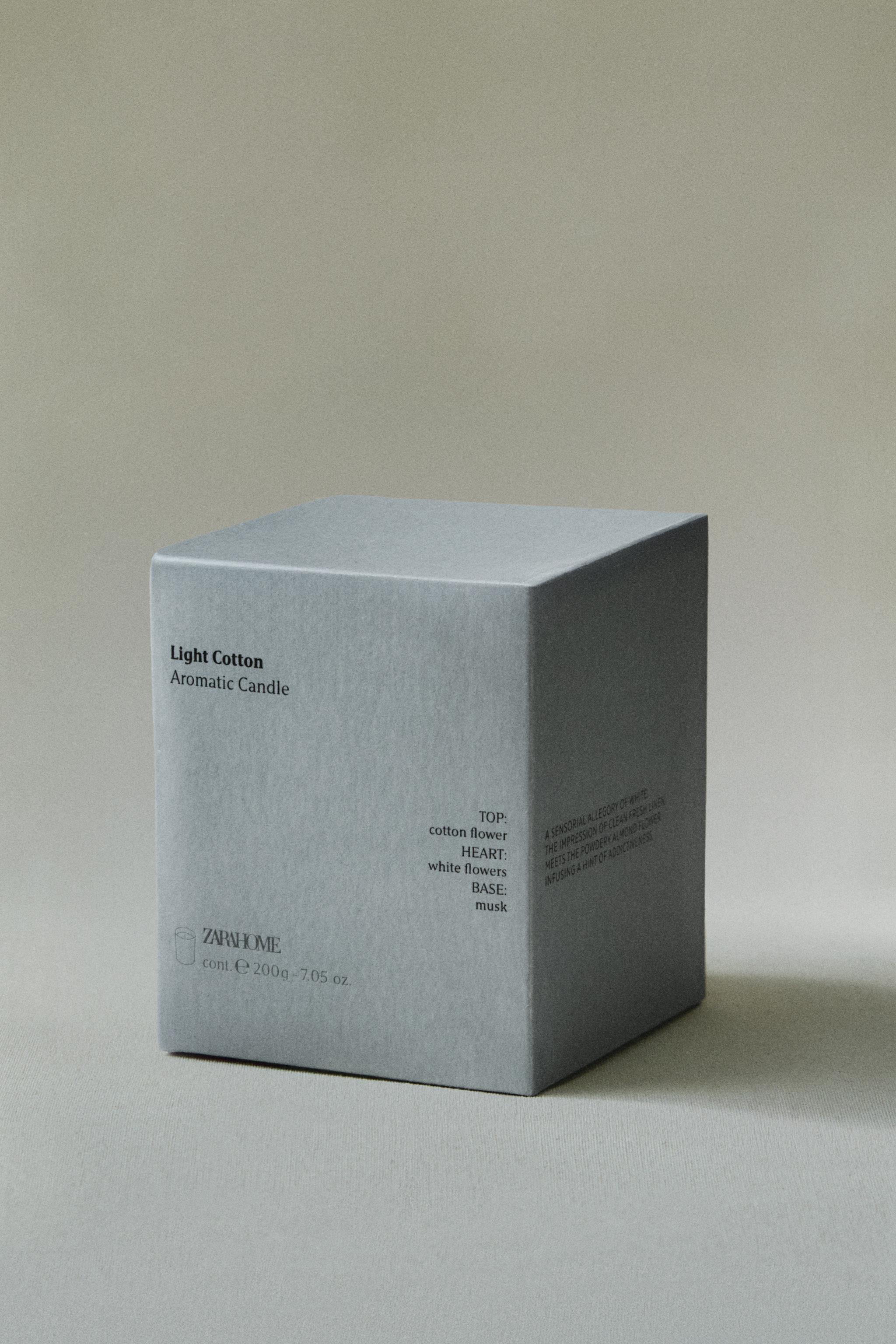 (200 GR) BOUGIE PARFUMÉE LIGHT COTTON