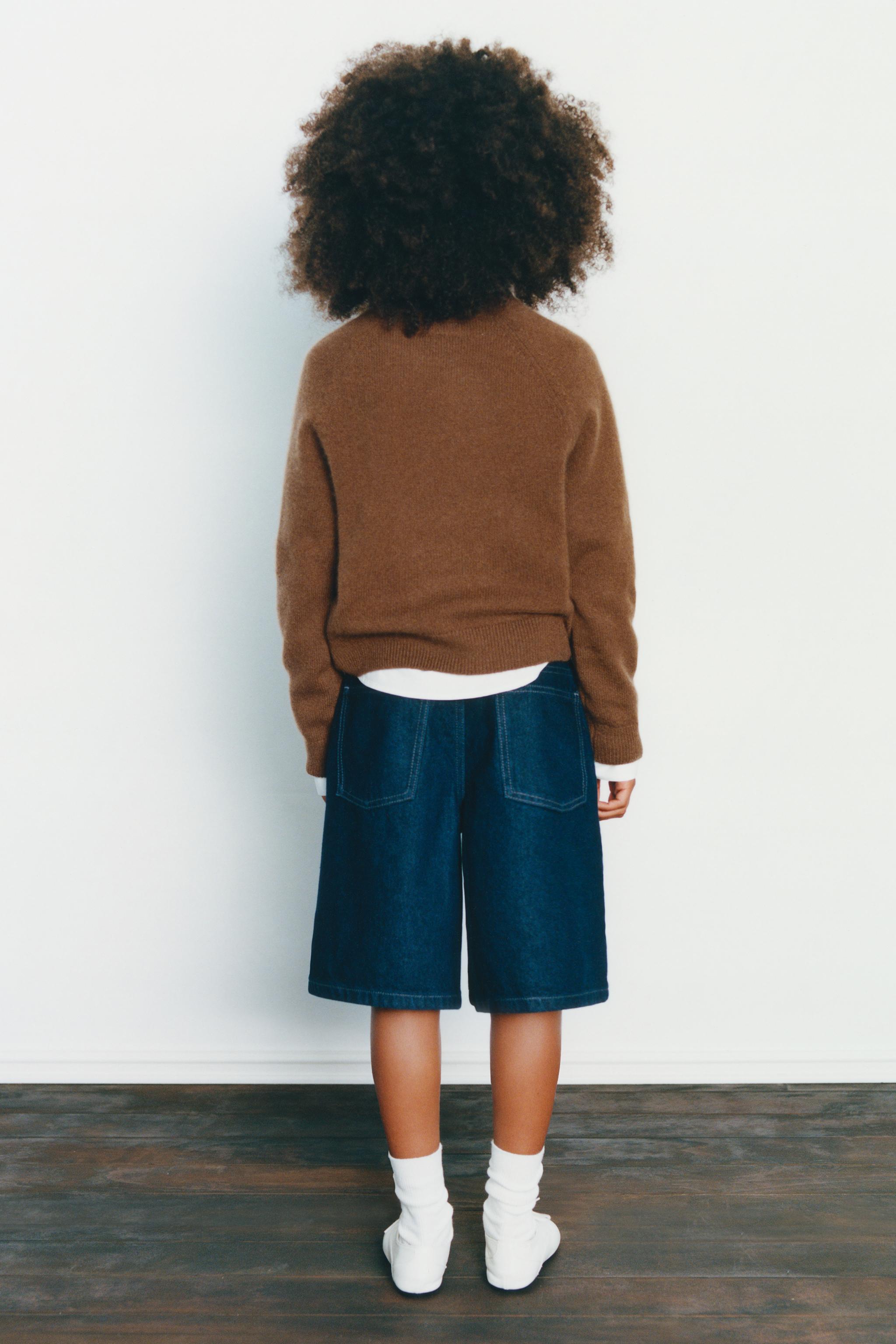 100% CASHMERE JUMPER — Brown