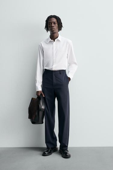 CAMISA ESTRUTURA EASY CARE - Branco da Zara - Imagem 0