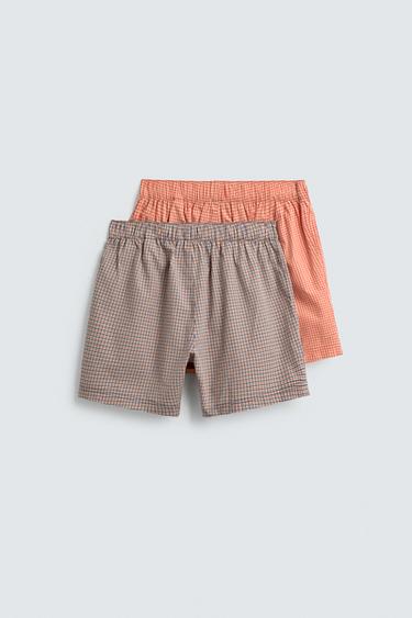 LOT DE 2 BOXERS EN POPELINE COMBINÉE - divers de Zara - Image 2