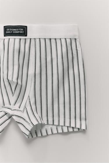 AGES 6-14 / 5-PACK OF LABEL BOXERS - Black by Zara