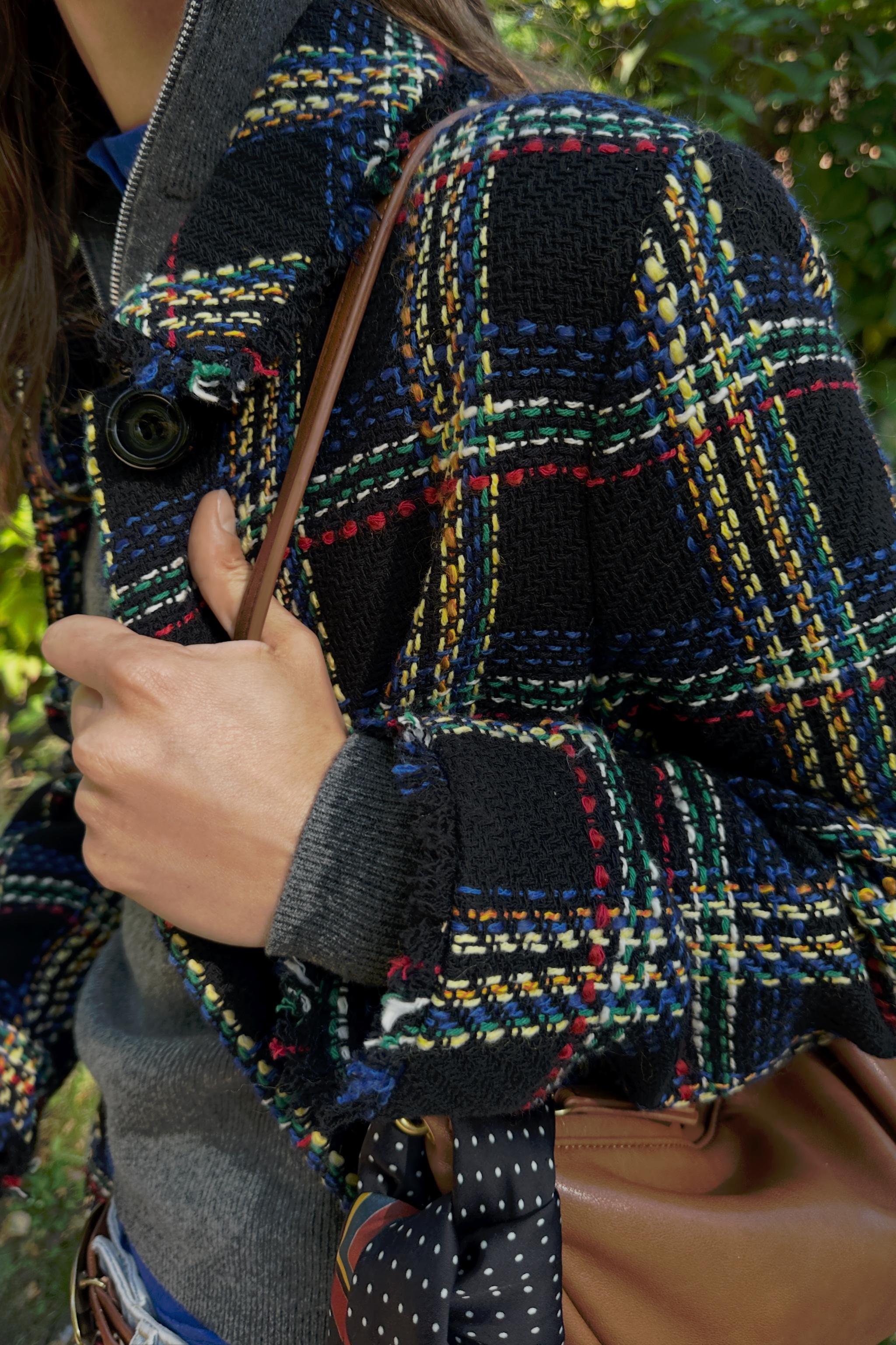 MANTEAU STRUCTURE CARREAUX