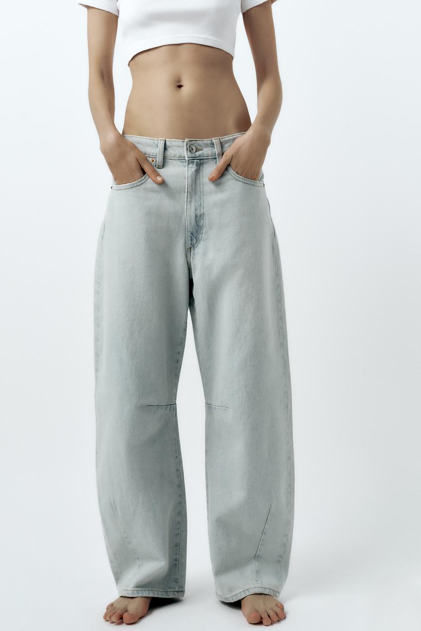 Cargo Pants Women Oversized Boyfriend Gray Low Waist Loose Baggy Jeans -   Canada
