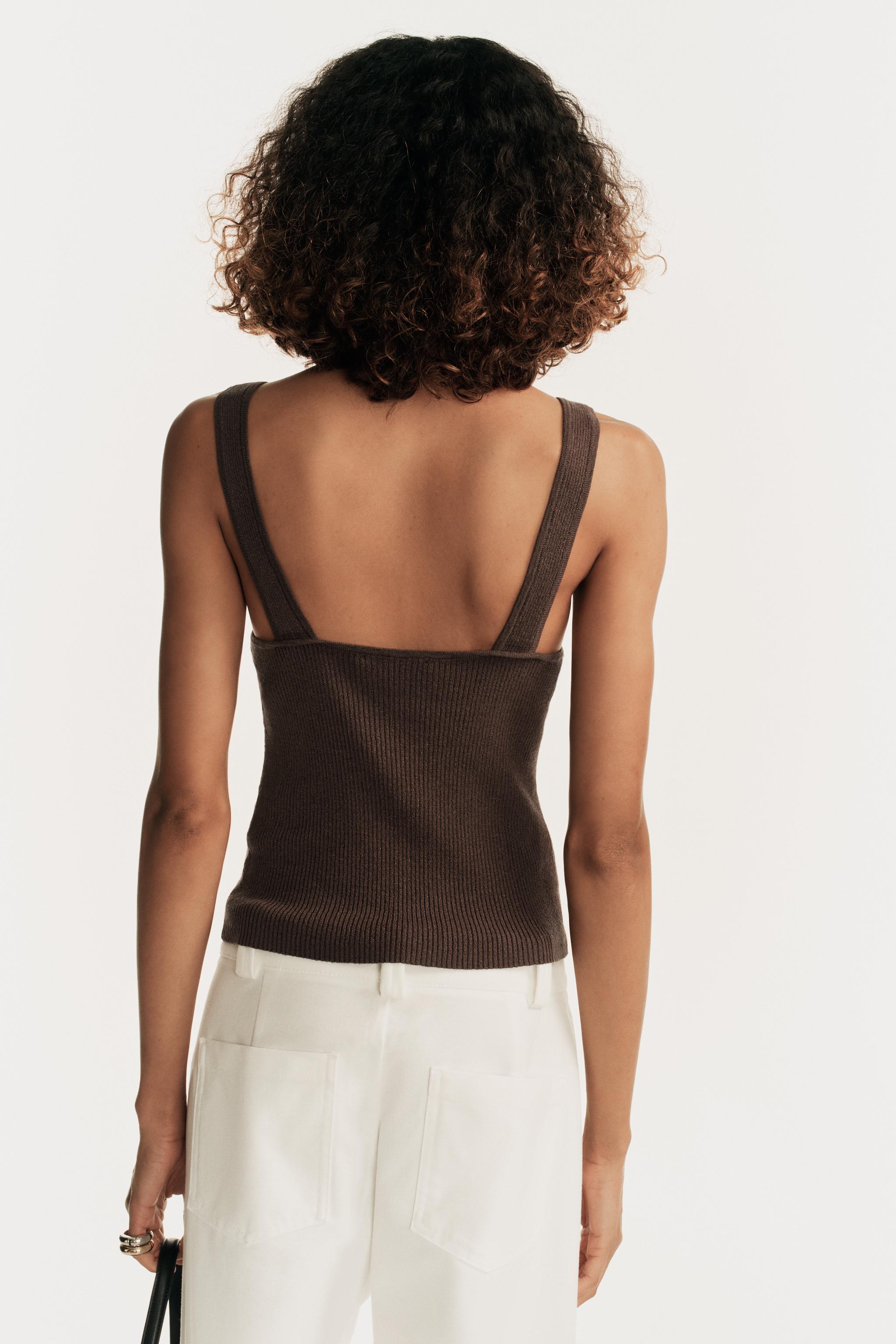 Zara ASKILI TRİKO TOP görsel 5