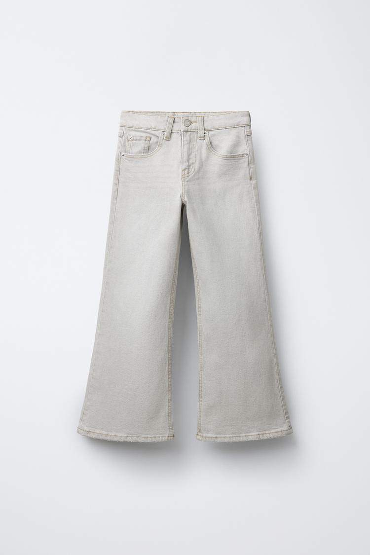 JEANS FLARE Cinzento ZARA Brasil