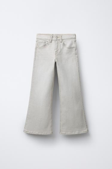 Zara FLARED JEANS - Gray