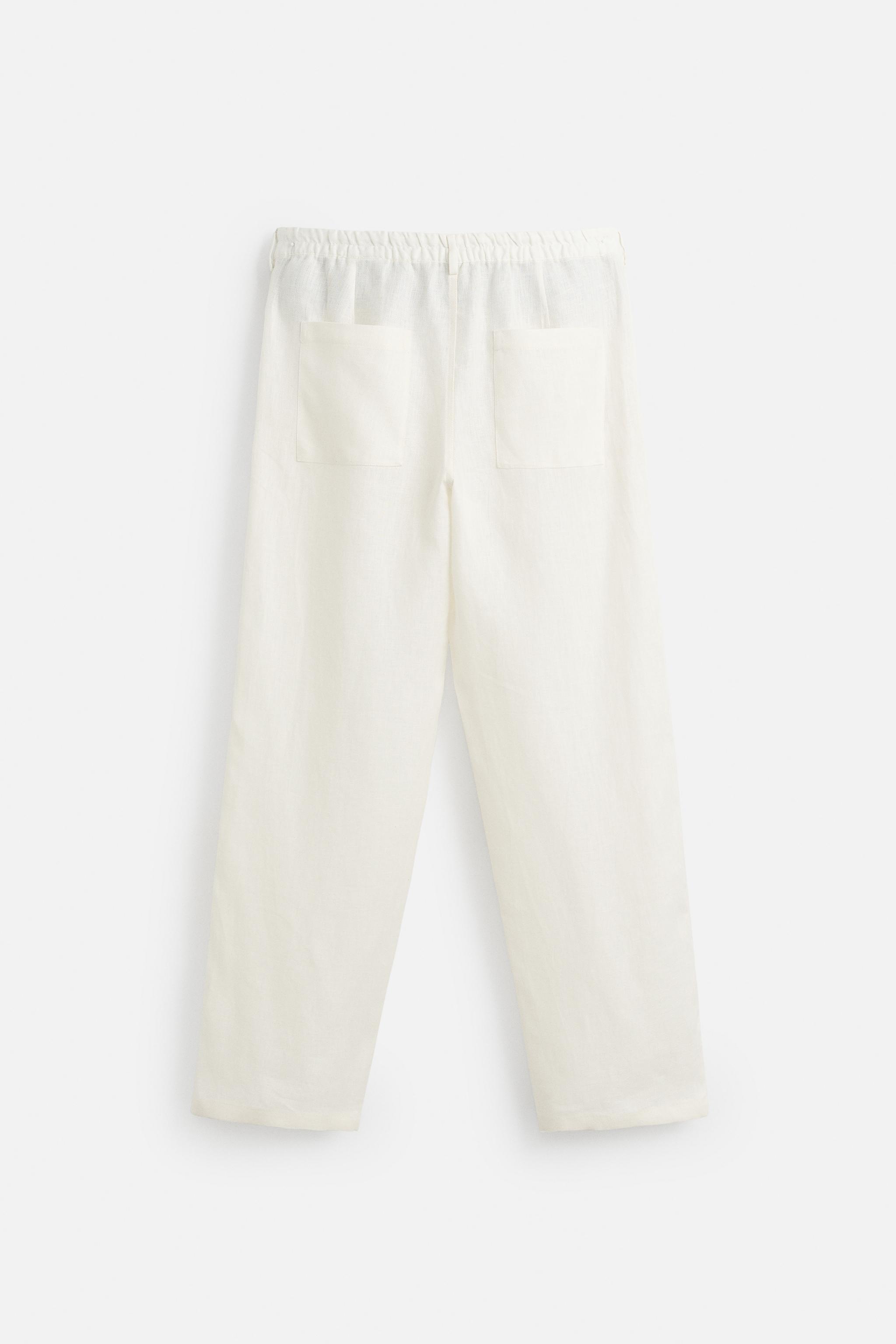 PANTALON 100 % LIN