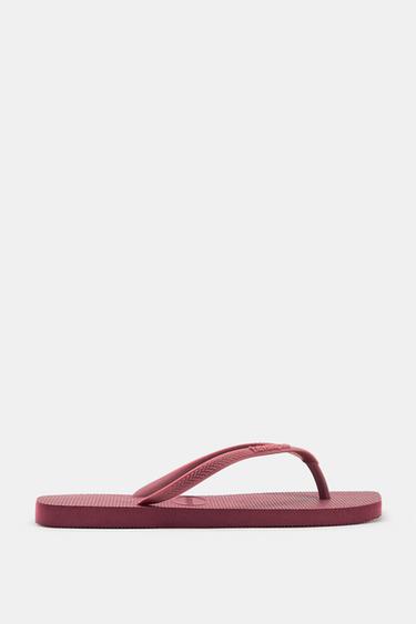 HAVAIANAS ® x ZARA SANDALS - Burgundy Red by Zara