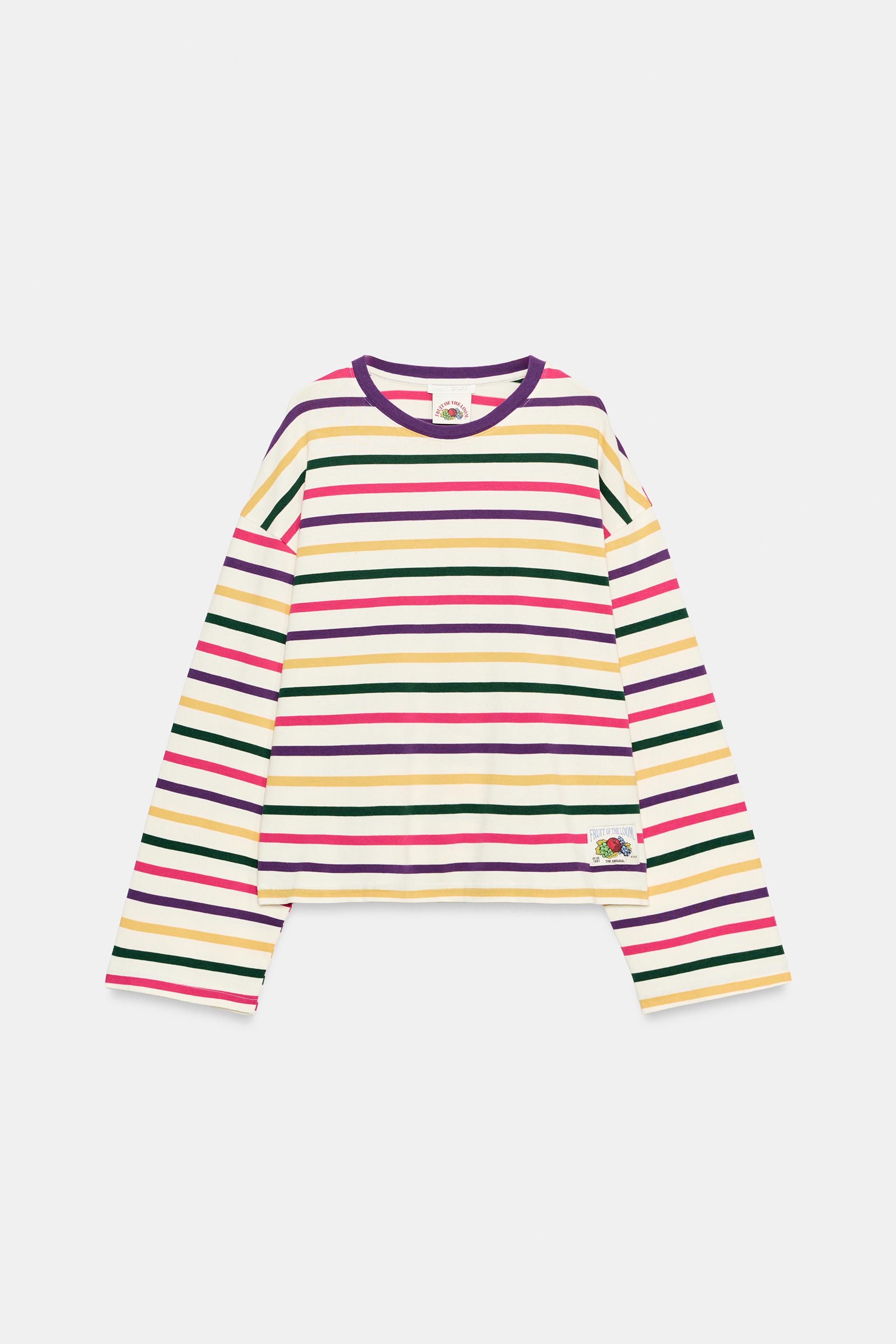 T-SHIRT À RAYURES FRUIT OF THE LOOM™