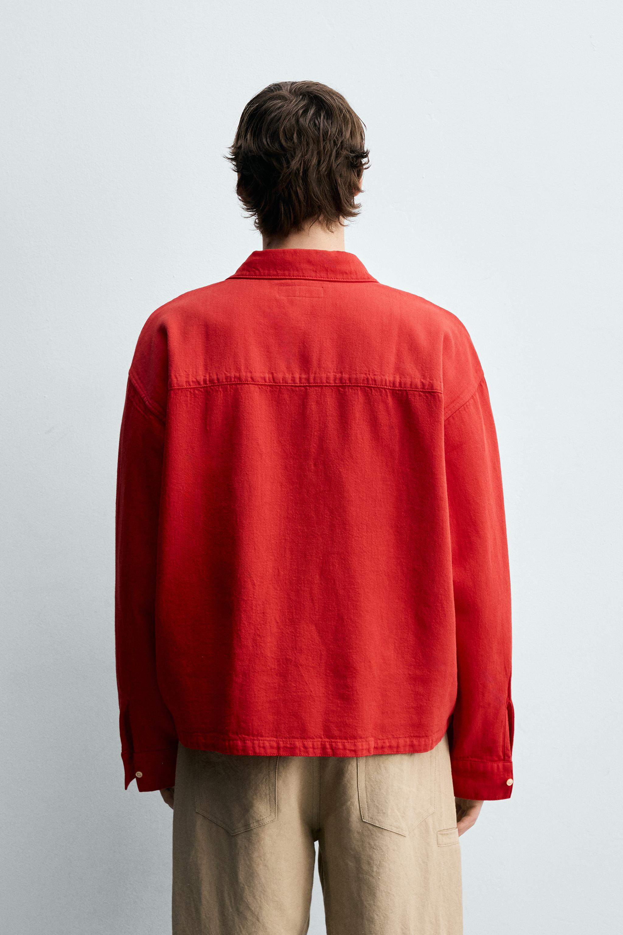 RELAXED FIT DOKULU POLO T-SHIRT