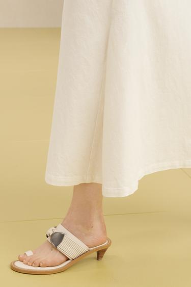 LTHR STRP SNDLS 16 - Ecru White by Zara - Image 2