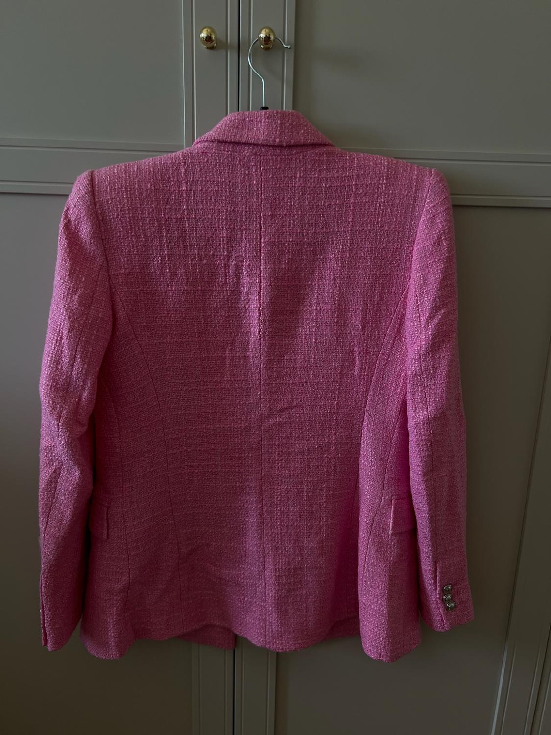 TEXTURED DOUBLE-BREASTED BLAZER - Image 2