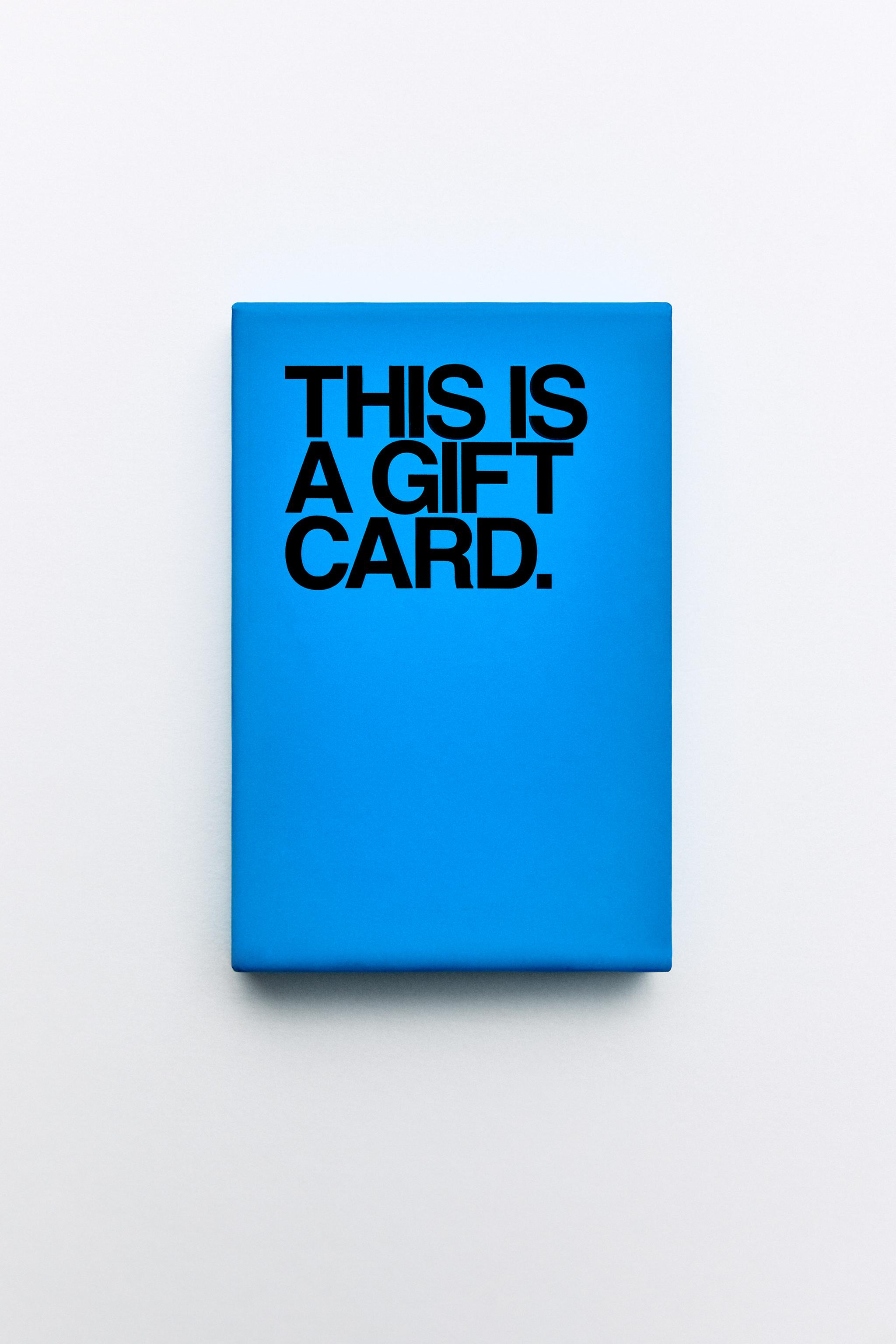 GIFT CARD (PHYSICAL) Blue ZARA South Africa