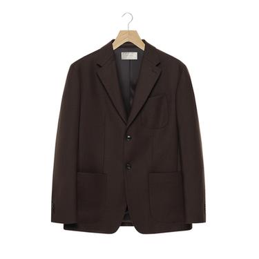 BLAZER FRANELA 100% LANA - Chocolate de Zara