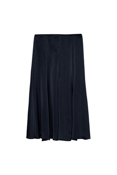 FALDA MIDI SATINADA