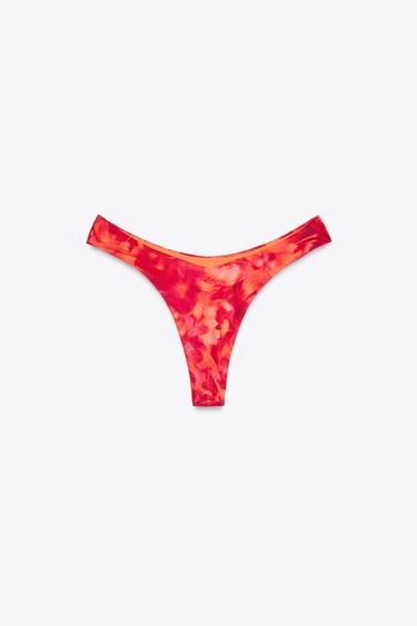 GATHERED BIKINI BOTTOMS - Orange by Zara - Image 6