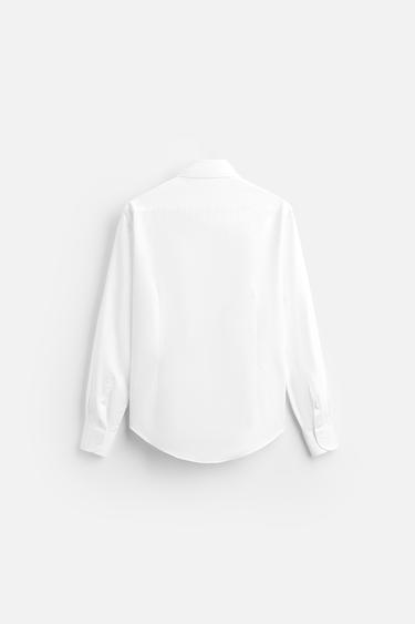 TEXTURED SHIRT - White by Zara - Image 5
