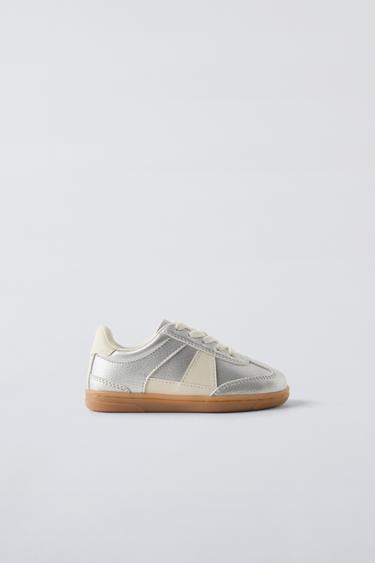 METALLIC TRAINERS - Silver by Zara - Image 0