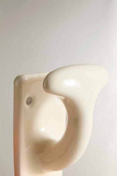 CERAMIC HOOK - Cream by Zara - Image 1