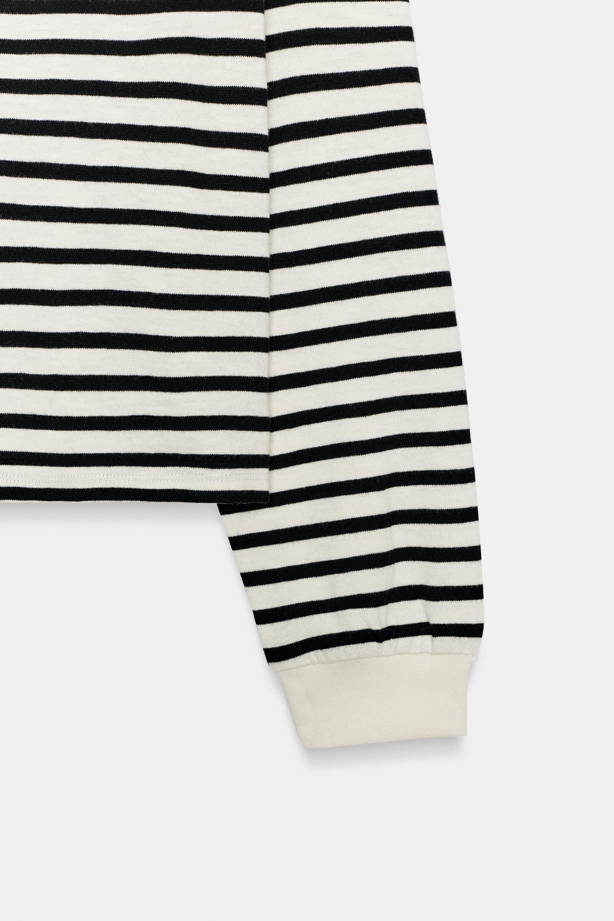 STRIPED LONG SLEEVE T-SHIRT