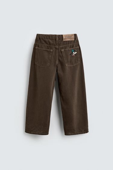 PANTALON PIÈCE GOOFY HARRY LAMBERT FOR ZARA X DISNEY - Marron de Zara - Image 1