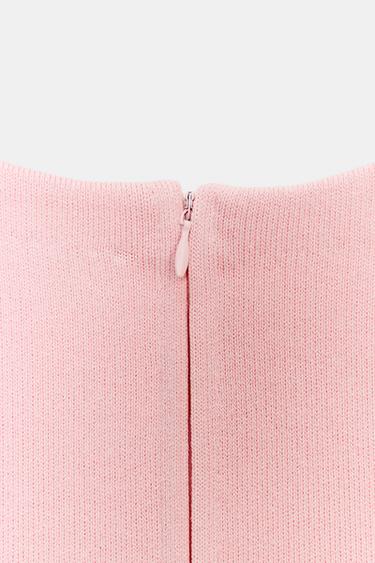 PUFF SLEEVE KNIT TOP - Pink by Zara - Image 7