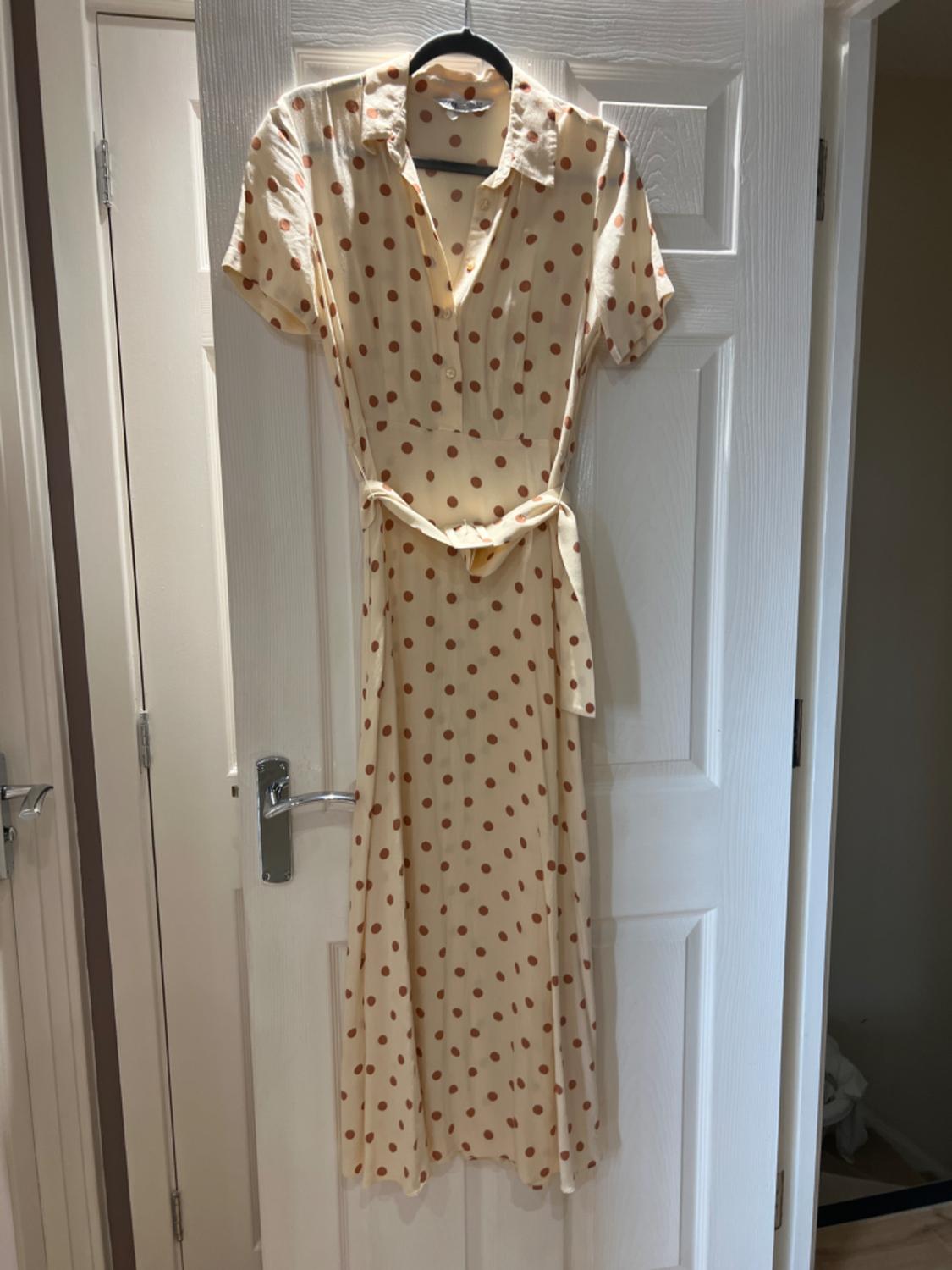LONG POLKA DOT DRESS