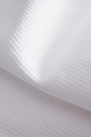 PIQUÉ COTTON BEDSPREAD - White by Zara