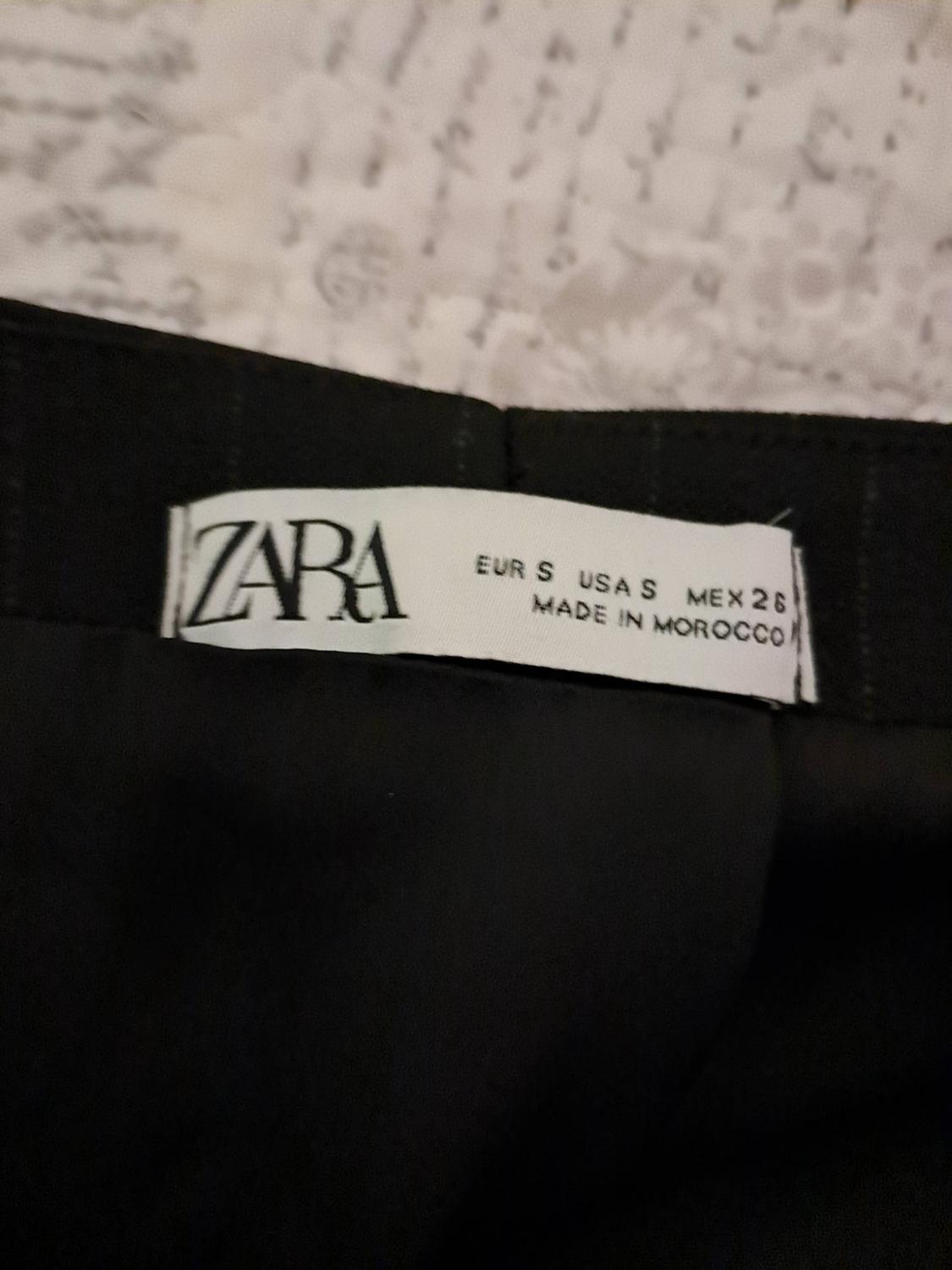 ZW COLLECTION PINSTRIPED MINI SKIRT - Image 3