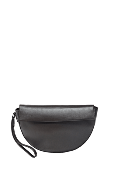 Nappa leather flap crossbody bag — Brown 1