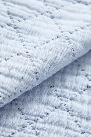 KIDS' DIAMOND BEDSPREAD - Blue by Zara - Image 3