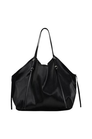 SATIN EFFECT TOTE BAG