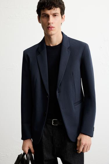 COMFORT SLIM FIT BLAZER - Blue by Zara - Image 4
