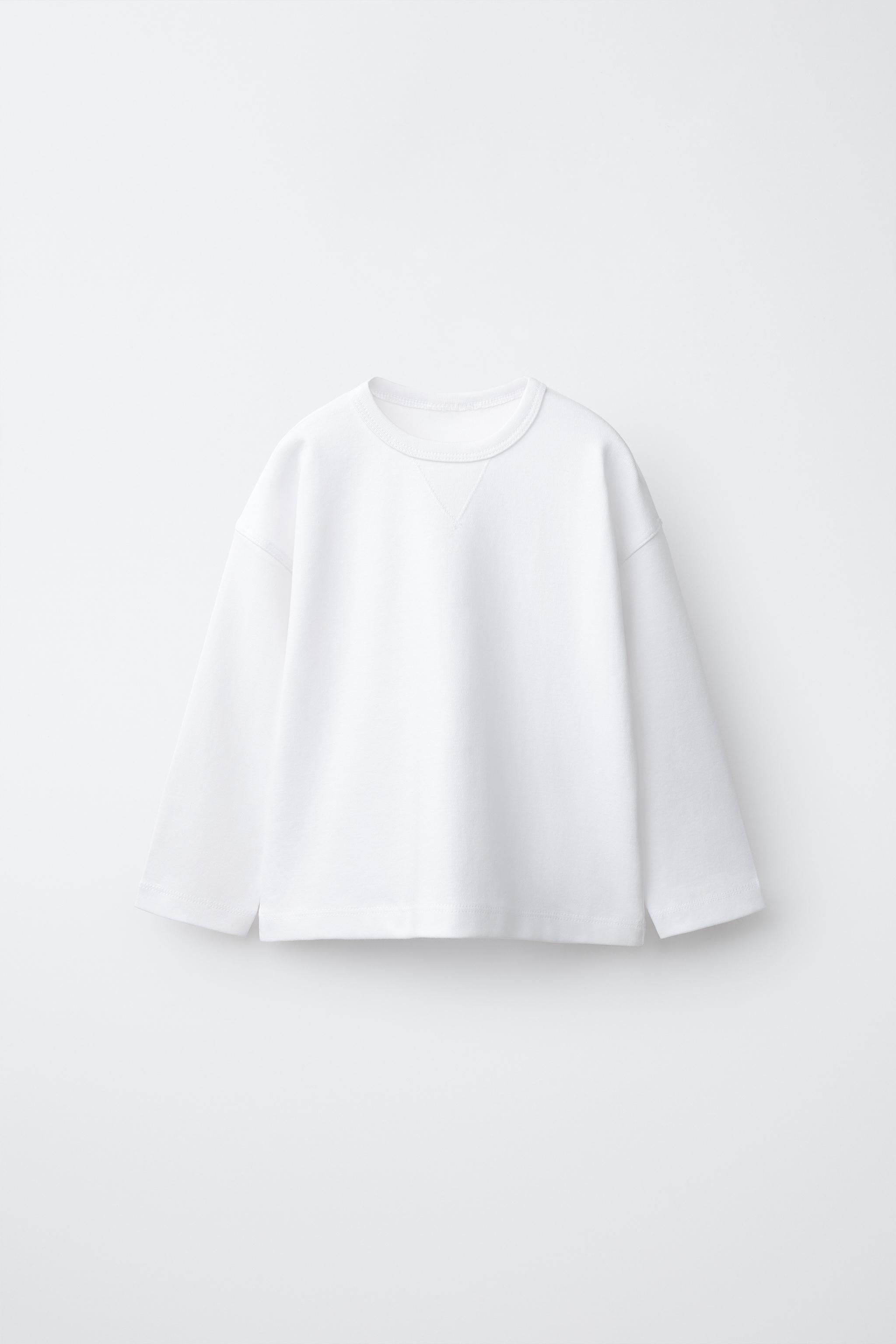 PLAIN INTERLOCK T-SHIRT — White