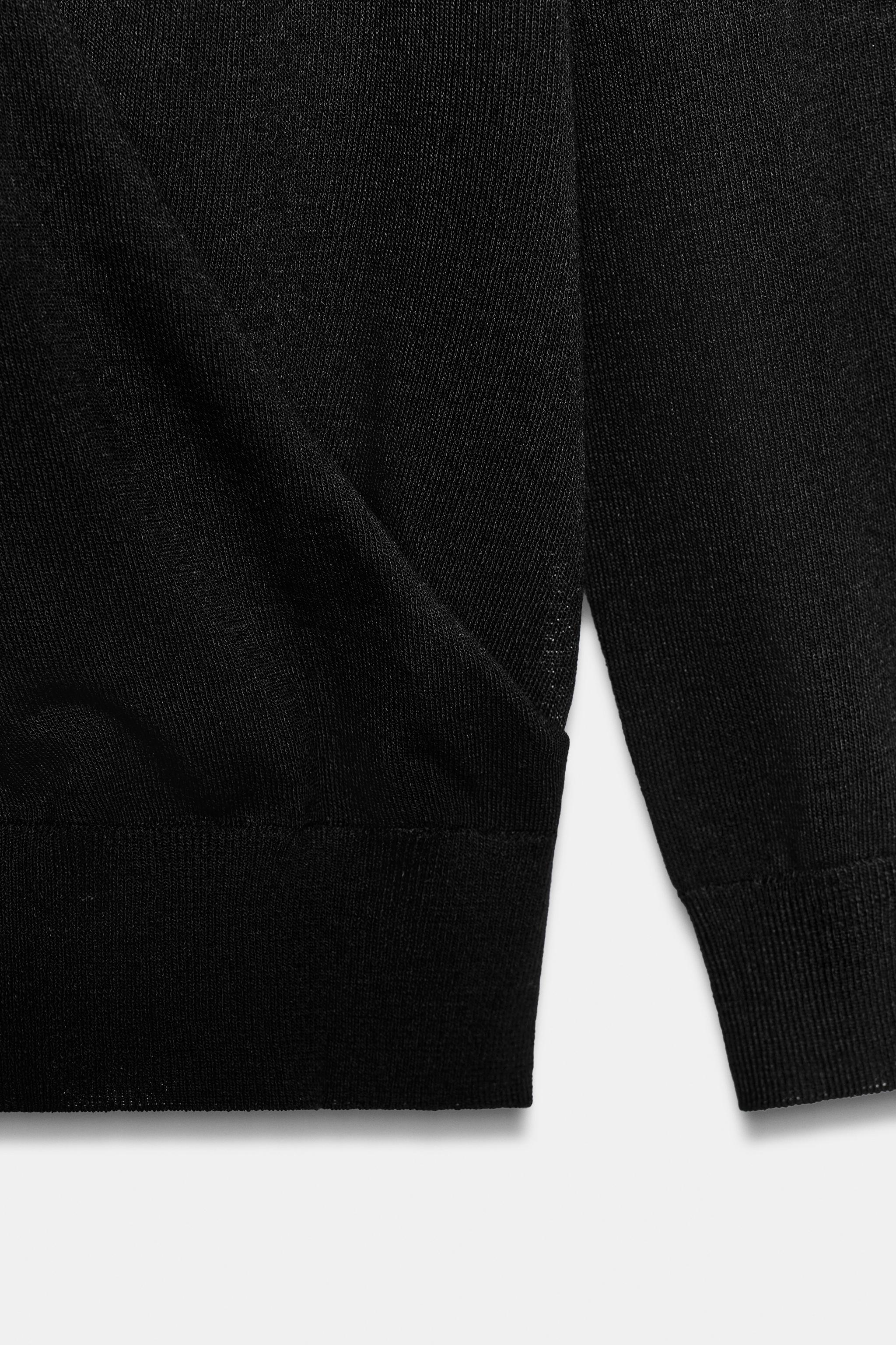 CROSS-FRONT DRAPED-NECK KNIT JUMPER