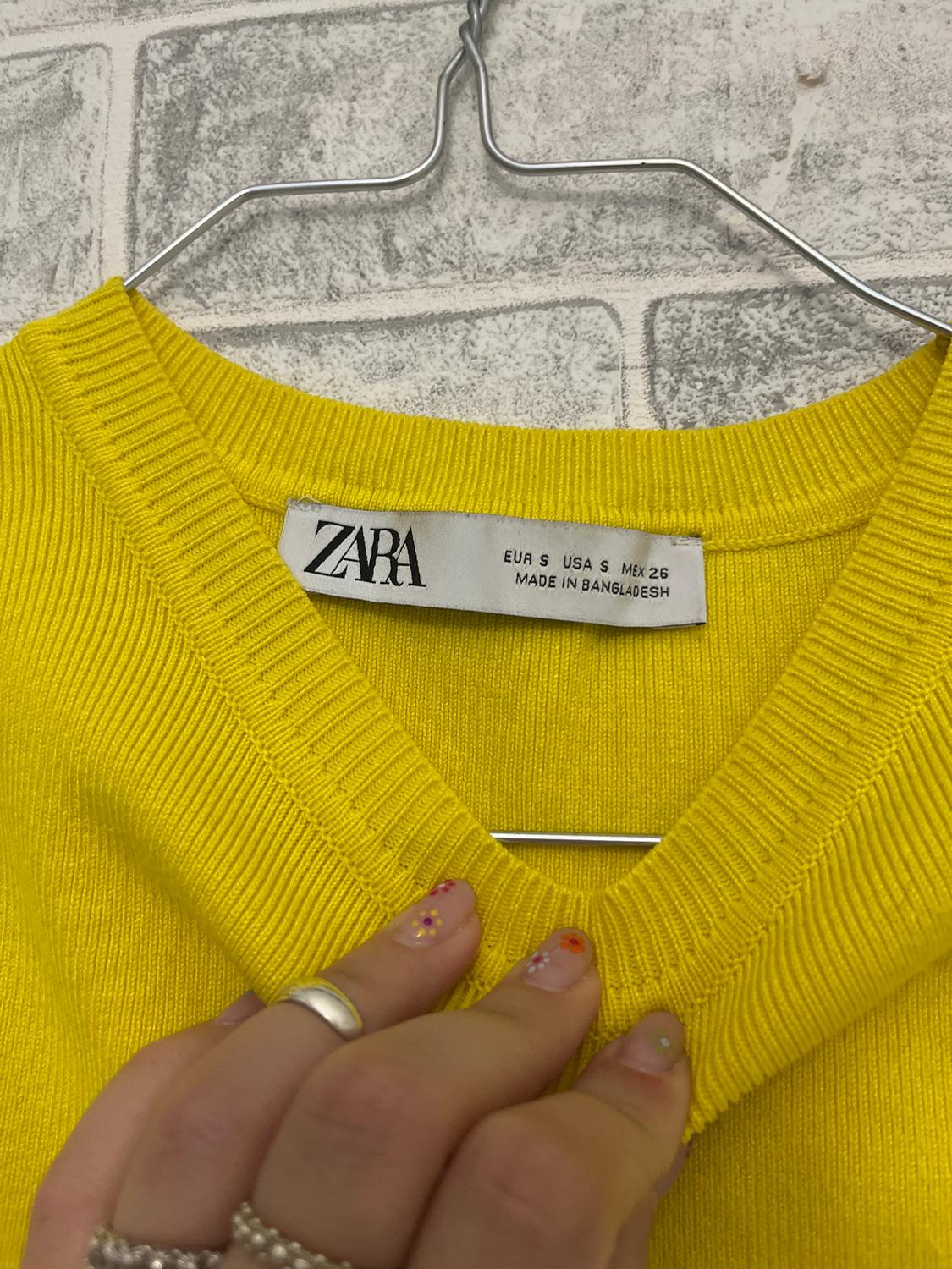 BASIC CROPPED KNIT TOP - Image 2