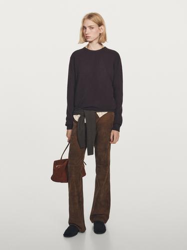 Zara Knit 100% cashmere crew neck sweater - various