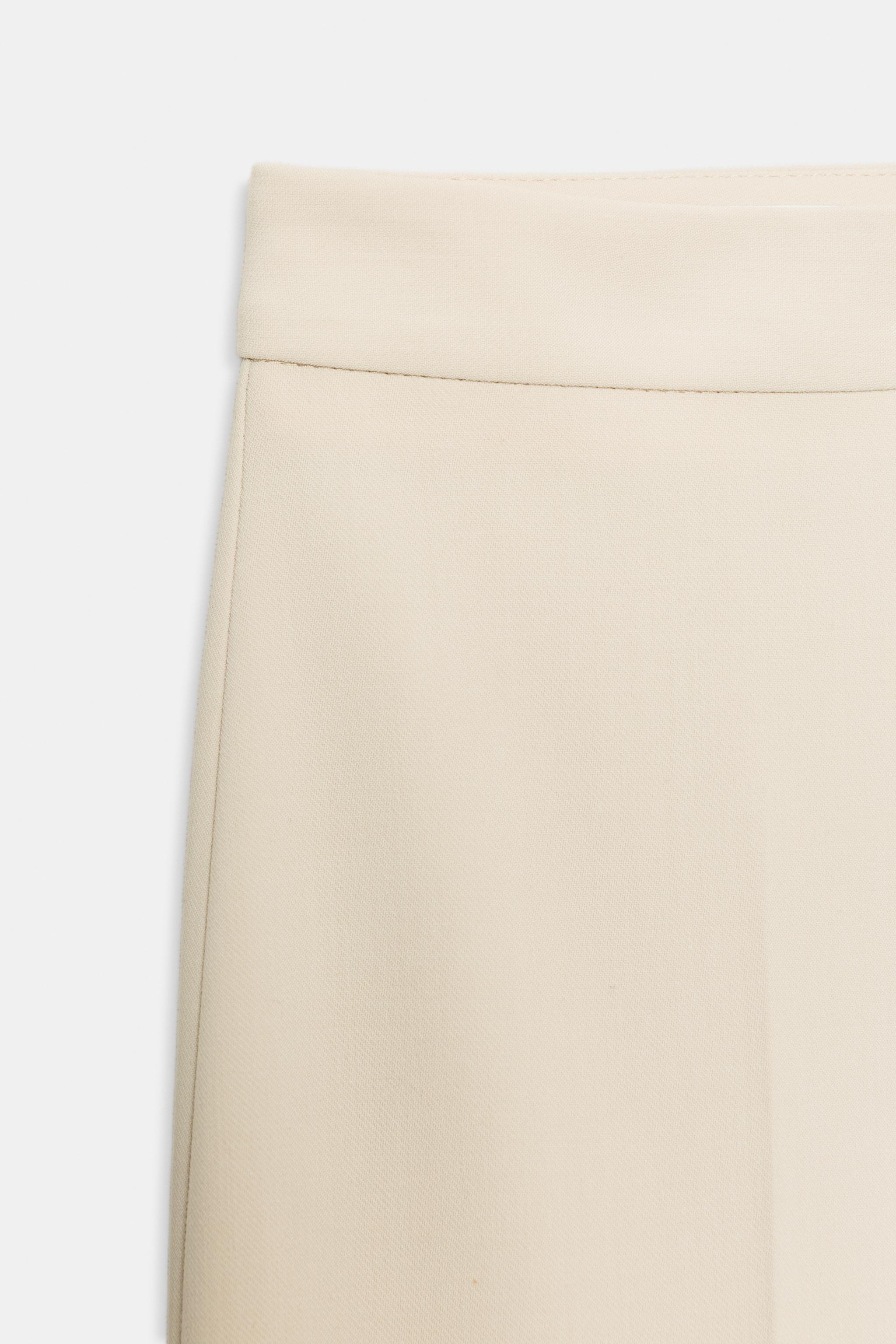 HIGH-WAISTED STRAIGHT LEG PANTS