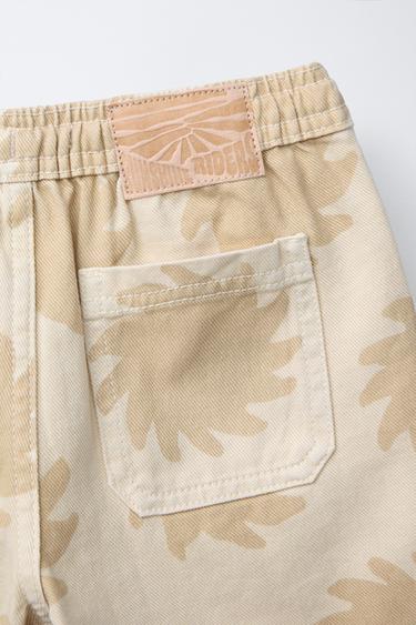 SUN PRINT BERMUDA SHORTS - Sand by Zara - Image 3