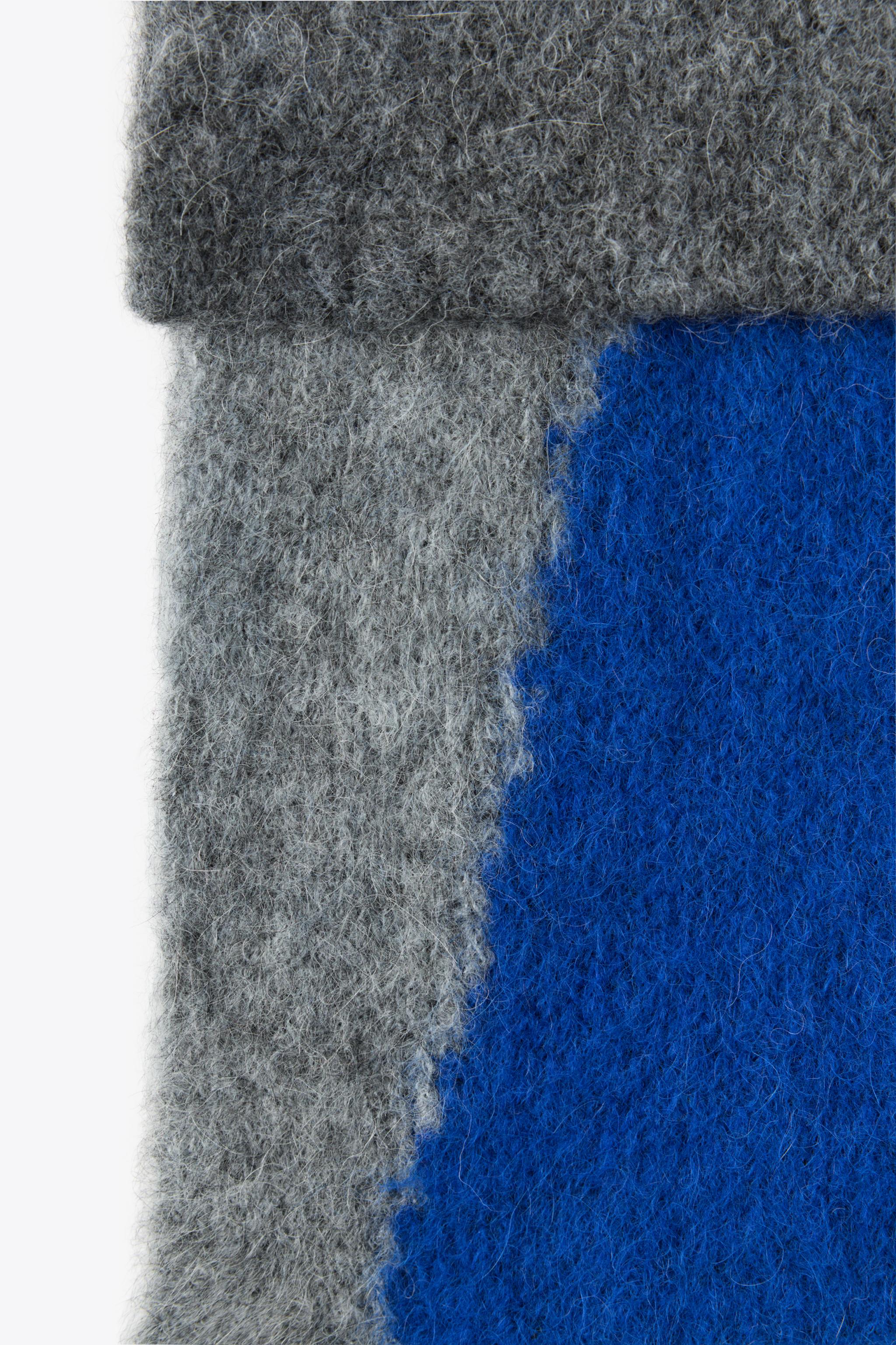 PRINTED ALPACA-BLEND SCARF プリントアルパカブレンドマフラー