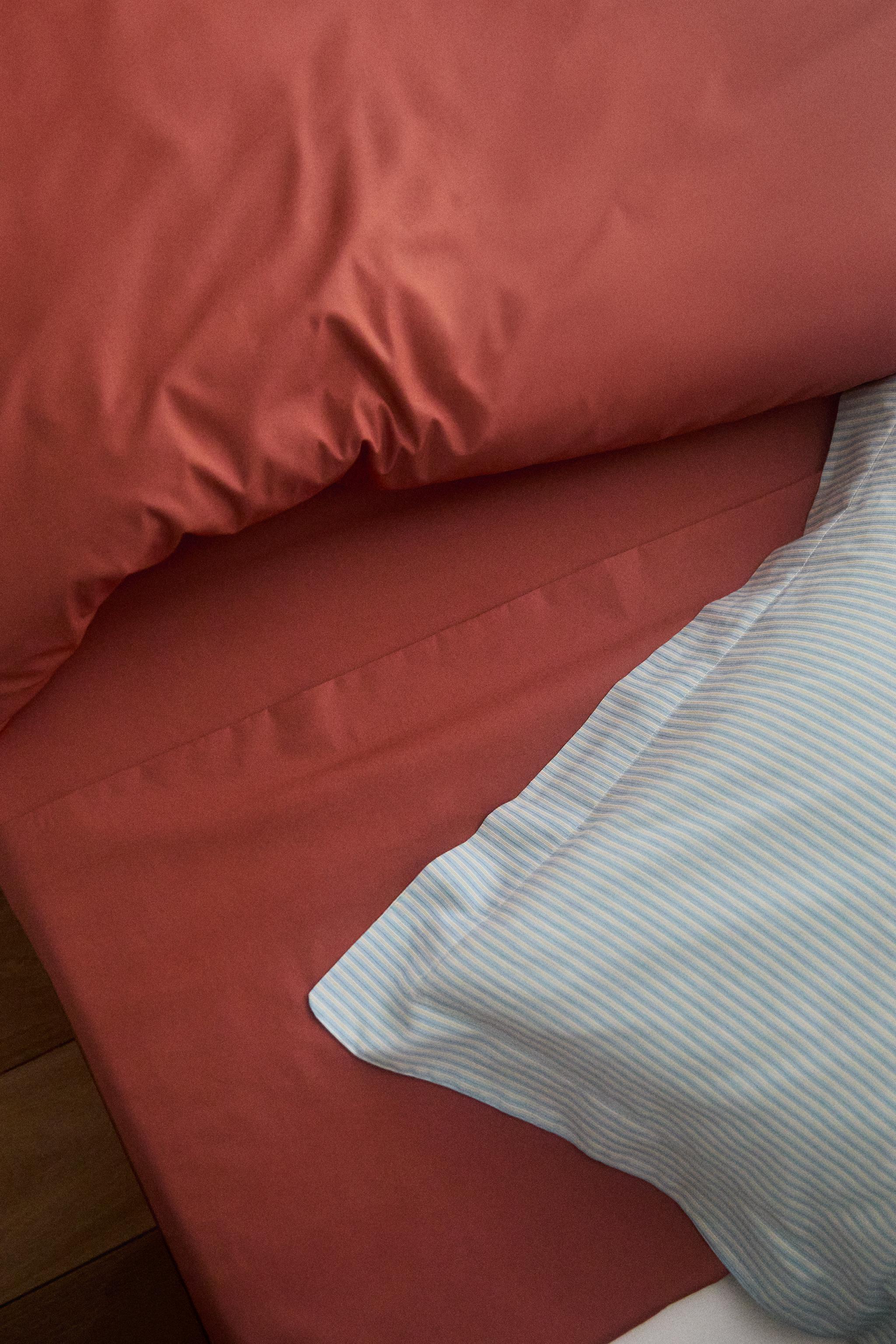 PERCALE COTTON FLAT SHEET (500 THREAD COUNT)