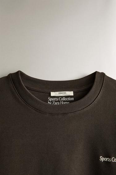 SWEAT CACHE-COU COTON SPORT - Marron de Zara - Image 1