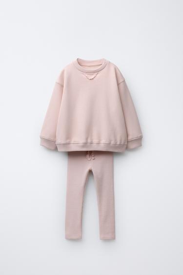 PLAIN SWEATSHIRT AND LEGGINGS TOTAL LOOK - 694 by Zara