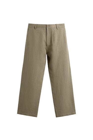 PANTALÓN RELAXED FIT VISCOSA - CÁÑAMO