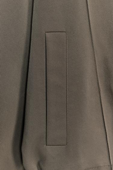 HIGH-NECK BOMBER JACKET - Khaki by Zara