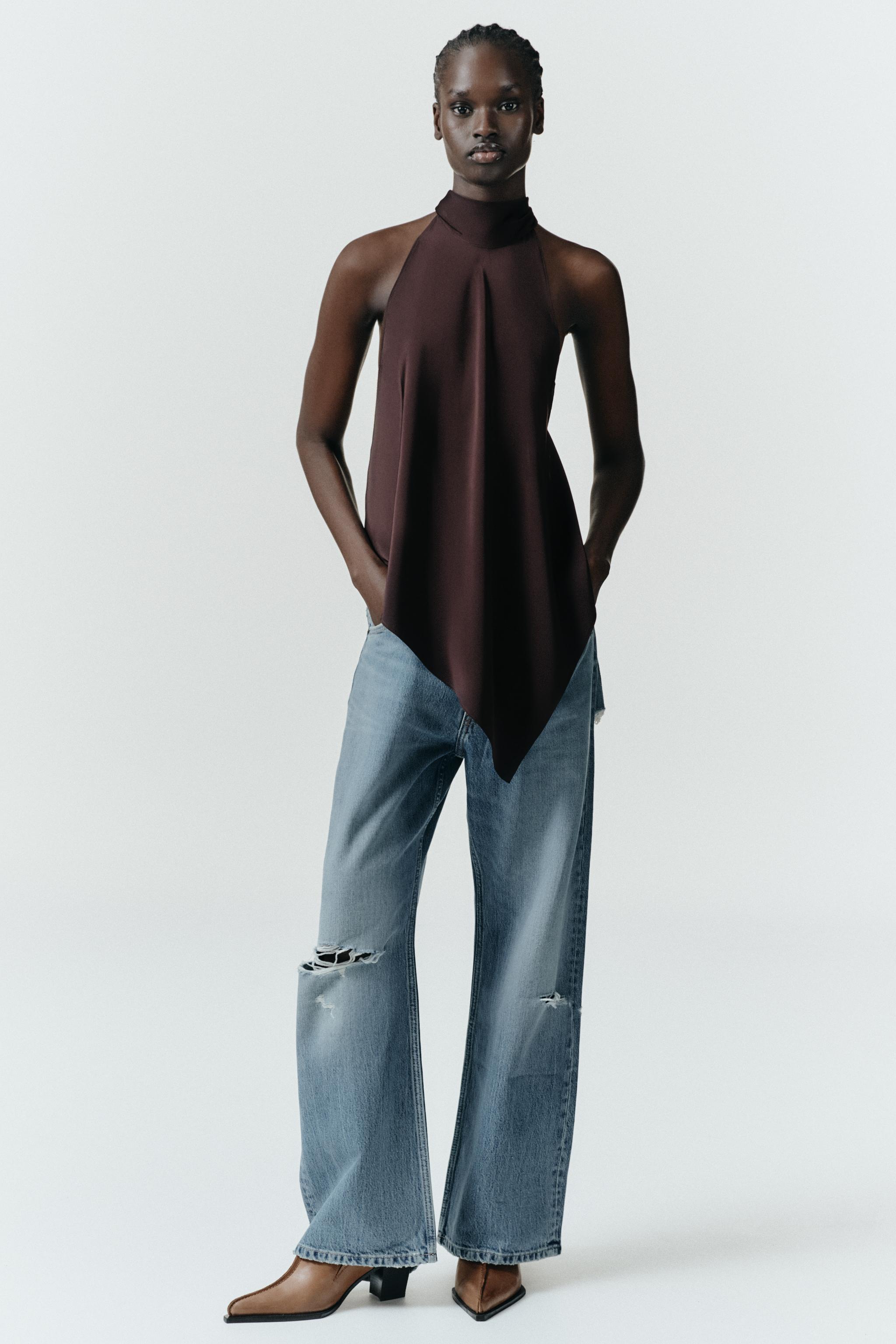 Women's Halter Neck Tops | ZARA New Zealand