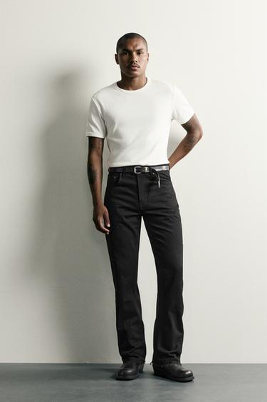 FLARE FIT JEANS - Black by Zara
