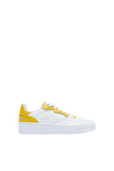 CONTRAST COLOURED TRAINERS