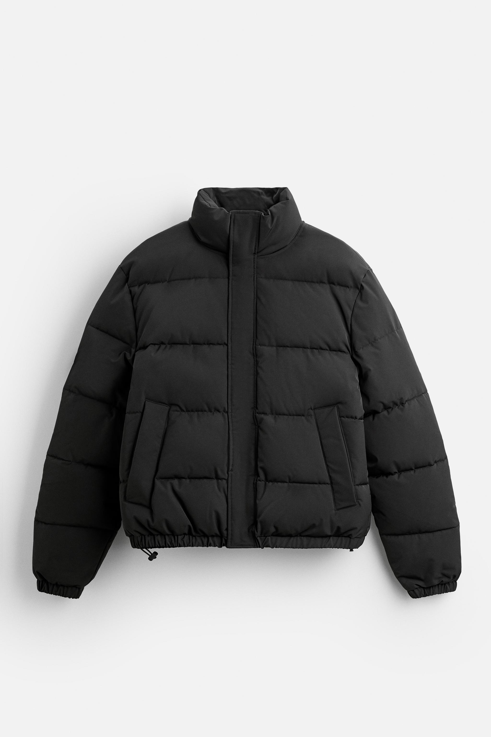 Quilted jacket mens zara best sale